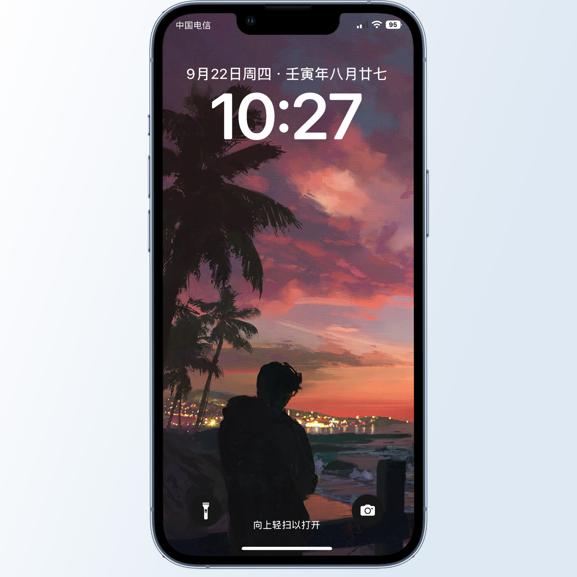GUESSWP 6张迷幻朋克手机壁纸氛围感夕阳苹果iPhone华为壁纸S10