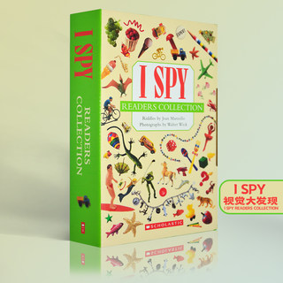 英文原版 I Spy Readers Collection 视觉大发现 大开本 13册礼盒装 英语单词学习 手眼协调 培养专注力绘本 奇妙益智书