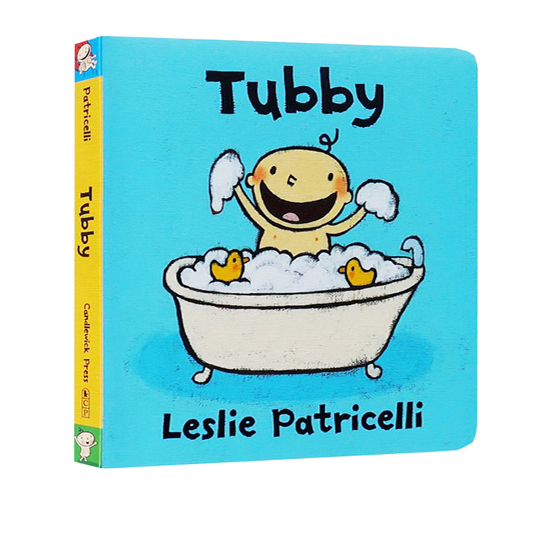 英文原版绘本 tubby 快乐洗澡澡  一根毛 脏小孩 名家 leslie patric