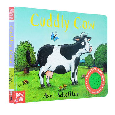 英文原版绘本 Cuddly Cow 低幼启蒙纸板发音书 咕噜牛同作者Axel Scheffler