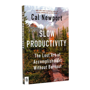 慢效率 Slow Productivity 英文原版 Cal Newport 自我提升与创造力 成功 励志 效率提高