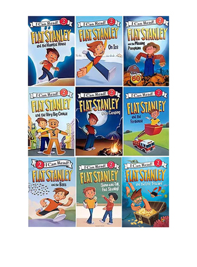 纸片人斯坦利 英文原版 I Can Read Flat Stanley 9册 分级读物2阶段 小学生课外阅读童书绘本图画书