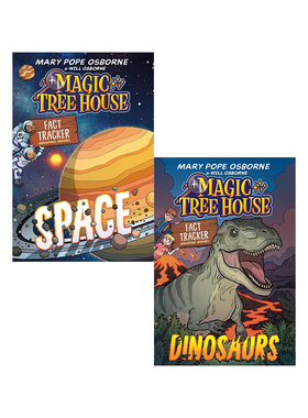 神奇树屋小百科漫画版 Magic Tree House Fact Tracker Graphic Novel 2册  科幻 儿童科幻全彩漫画