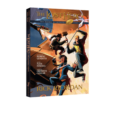 英文原版 波西杰克逊奥林匹斯英雄系列1 失落的英雄 Heroes of Olympus The Lost Hero 全彩漫画小说