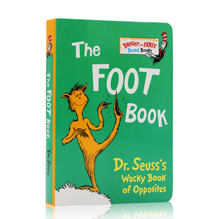 苏斯博士 亲子共读绘本 The 千奇百怪 脚 Book Seuss Foot 廖彩杏书单 英文原版 英文阅读启蒙纸板书