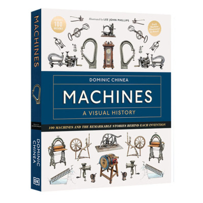 英文原版 Machines A Visual History 机器视觉历史百科全书 DK科普百科读物 工具指南百科科普读物