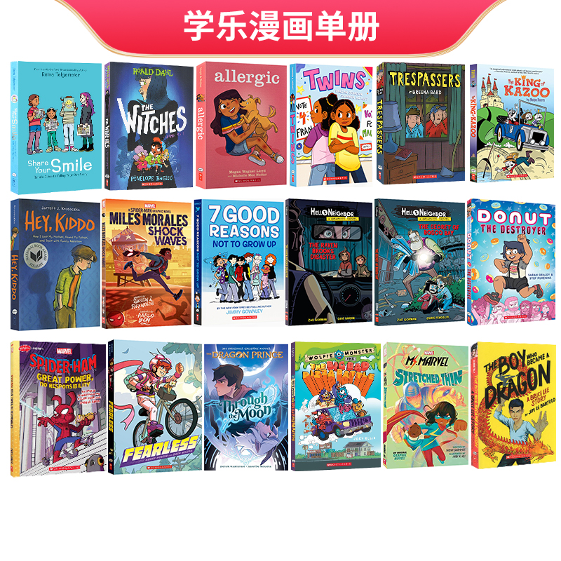 英文原版学乐漫画小说蜘蛛侠