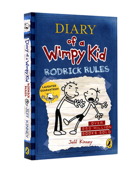 小屁孩日记#2 Diary of a Wimpy Kid Rodrick Rules小鬼日记 英文原版小说 儿童章节桥梁书幽默漫画故事书7-12岁 Jeff Kinney