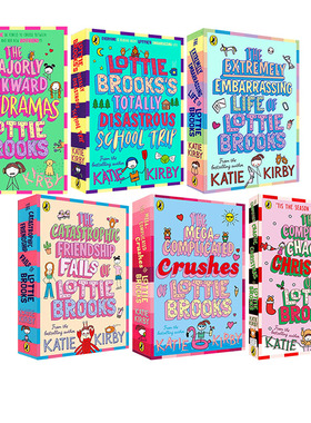 预售 英文原版 洛蒂极其尴尬的生活1-6 Extremely Embarrassing Life of Lottie Brooks 友谊与成长 章节课外读物 Katie Kirby