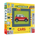 Cars 汽车 机关书 英文原版 低幼儿童纸板书 Tracks 含可滑动计数器 亲子互动游戏书 Make Nosy Crow