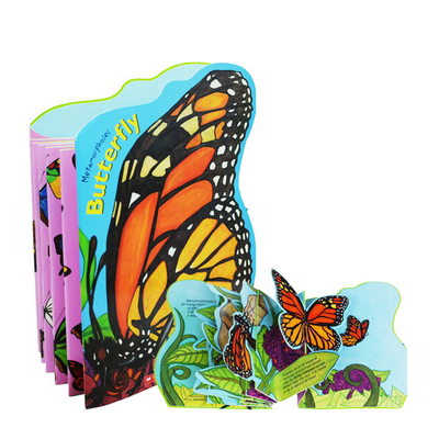 英文原版 蝴蝶变形记造型书 超好玩的立体翻翻书 Metamorphoses Butterfly 儿童自然百科知识 STEM科普精装立体书