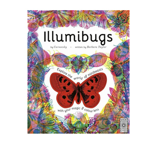 预售 【Illumi】英文原版 Illumibugs 亮虫虫 用神奇的三色镜头探索昆虫世界知识类创意科普读物
