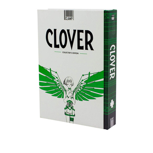 英文原版 CLAMP Clover 三叶草 精装收藏版 动漫画册画集插画 赛博朋克科幻作品集收藏品