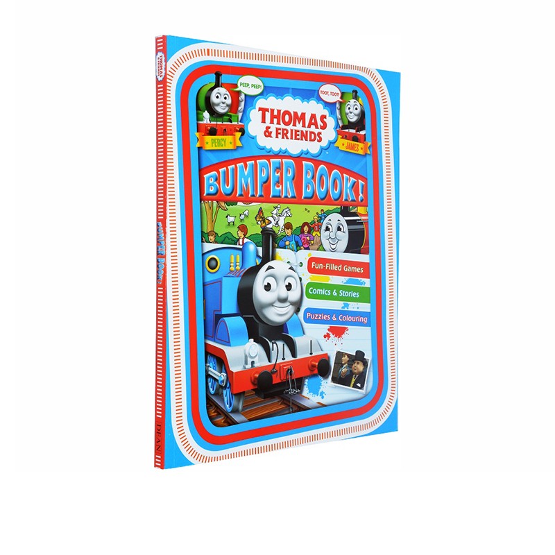 英文原版 Thomas and Friends Bumper Book小火车托马斯和他的小伙伴们全彩英文活动大厚本