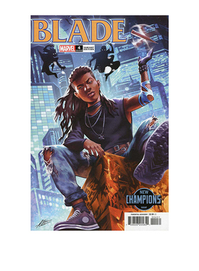 现货 英文原版漫画期刊 Blade 4 Mateus Manhanini New Champions Variant 刀锋战士系列 Marvel漫威漫画