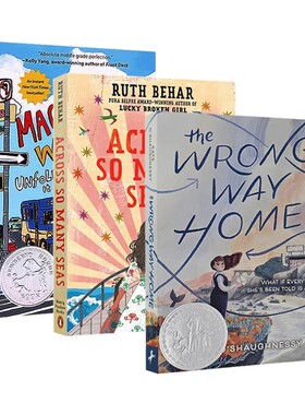 2025年纽伯瑞银奖 儿童文学英文小说3册 Across So Many Seas 跨越那么多海 The Wrong Way Home 迷途归家 吴玉兰展现了一切