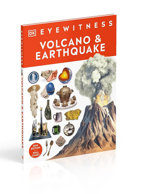 英文原版 DK少儿百科 DK Eyewitness Volcano and Earthquake 火山与地震知识科普 知识图解百科 全彩精装科普读物