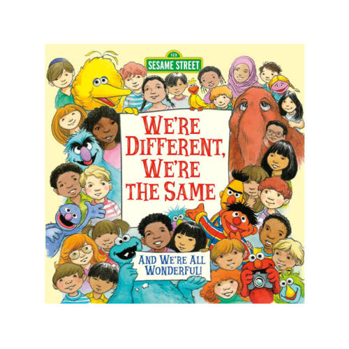 英文原版 We're Different, We're the Same 芝麻街经典绘本 我们不一样 我们都一样 Bobbi Kates 儿童全彩故事图画书