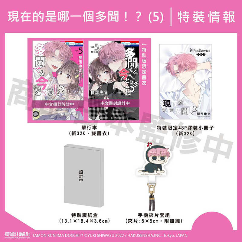 现货即发 台版漫画 现在的是哪一个多闻 5 特装版 師走ゆき 长鸿出版 绿山墙动漫