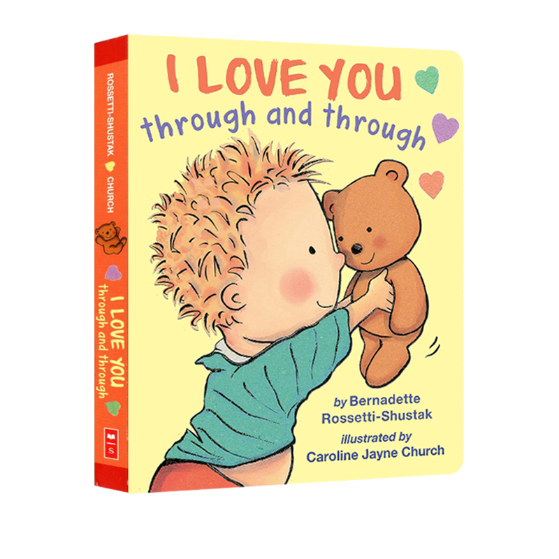 爱的晚安亲子绘本 I Love You Through And Through 我全心全意的爱你 Caroline Jayne Church 纸板绘本 英文原版儿童认知启蒙