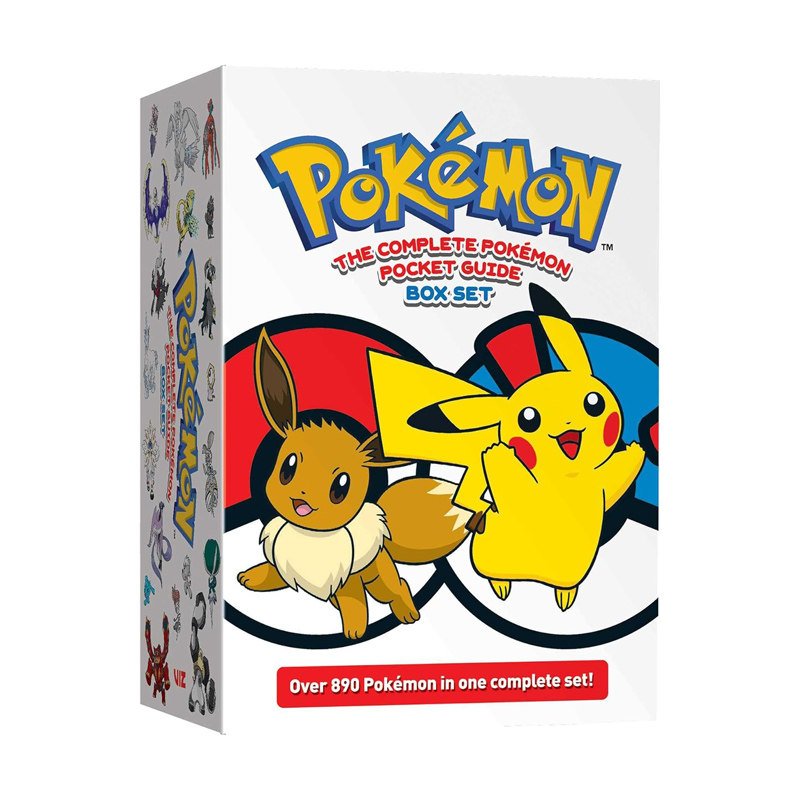 预售 宝可梦 神奇宝贝 898只宠物小精灵 完整袖珍指南盒装 全彩 Pokemon Complete Guide Box Set 英文原版 宝可梦