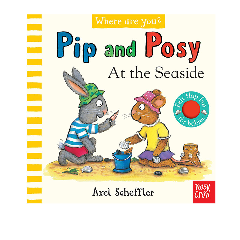 英文原版 Pip and Posy, Where Are You? At the Seaside 波西和皮普 触摸翻翻书 Nosy Crow 23年6月新品属于什么档次？