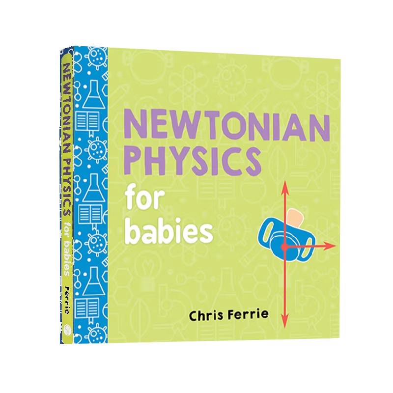 英文原版 宝宝智学园 Baby University:Newtonian Physics for Babies 纸板书 宝宝的牛顿力学