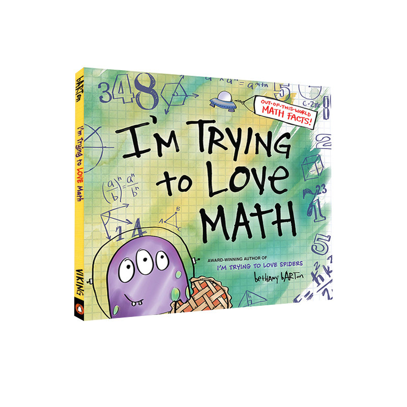 英文原版 I'm Trying to Love Math 精装 爱上数学  少儿科普绘本图画书 知识类读物