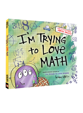 预售 英文原版 I'm Trying to Love Math 精装 爱上数学  少儿科普绘本图画书 知识类读物