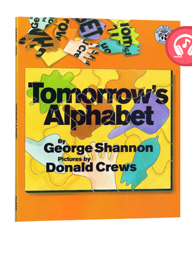 英文原版 Tomorrow's Alphabet 廖彩杏推荐 儿童启蒙字母认知早教绘本 名家 Donald Crews