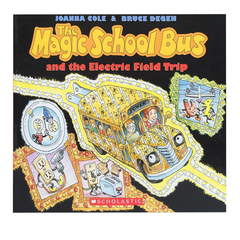 英文原版 the magic school bus and the electric field trip 神奇的
