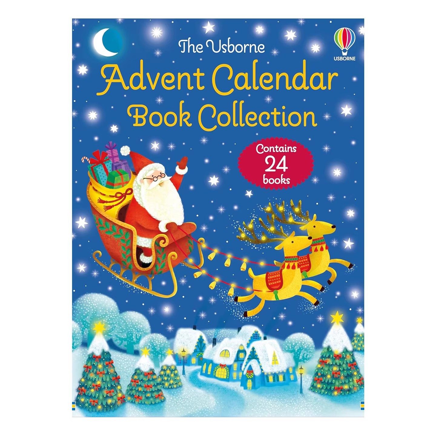 英文原版 尤斯伯恩圣诞盲盒书倒数日历 24册 Advent Calendar Book Collection 经典童话 故事绘本 了解圣诞文化