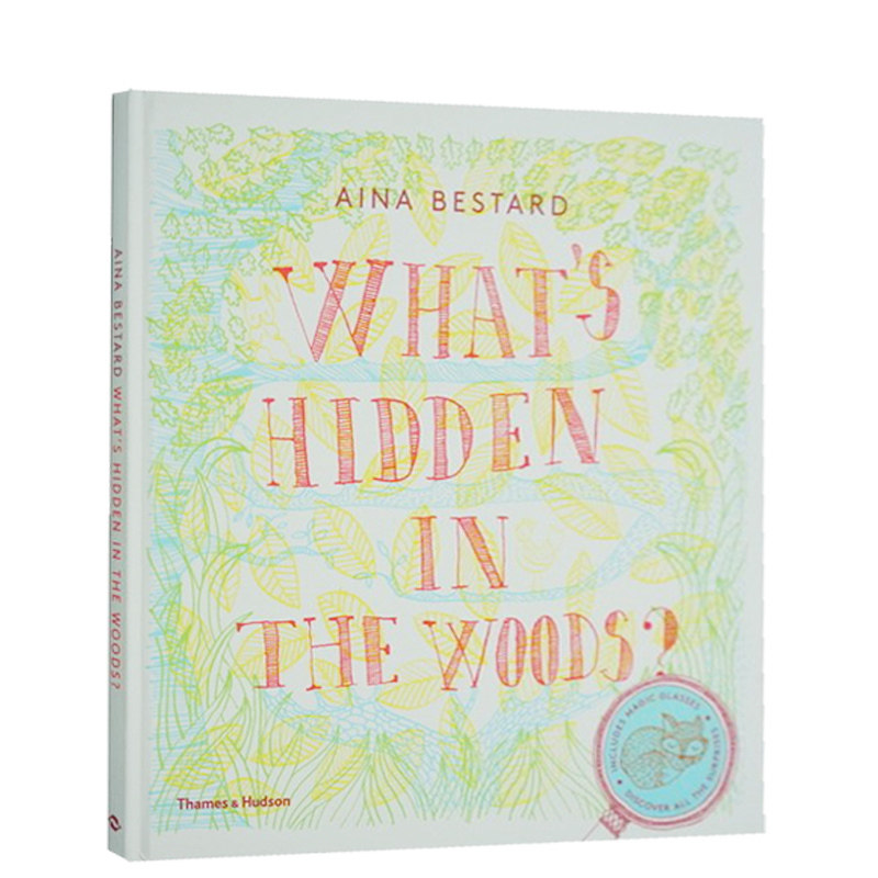 英文原版 What's Hidden in the Woods? 精装 附三色滤镜 店长推荐