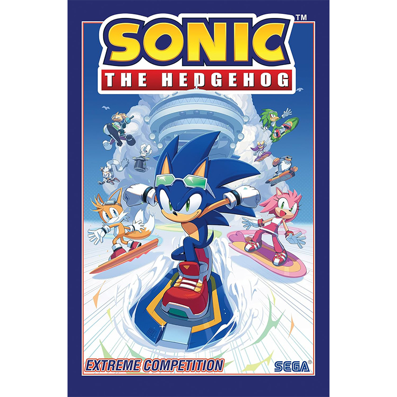 【自营】英文原版 音速小子 刺猬索尼克 第18卷极限竞争 Sonic the Hedgehog, Vol. 18 Extreme Competition 全彩漫画