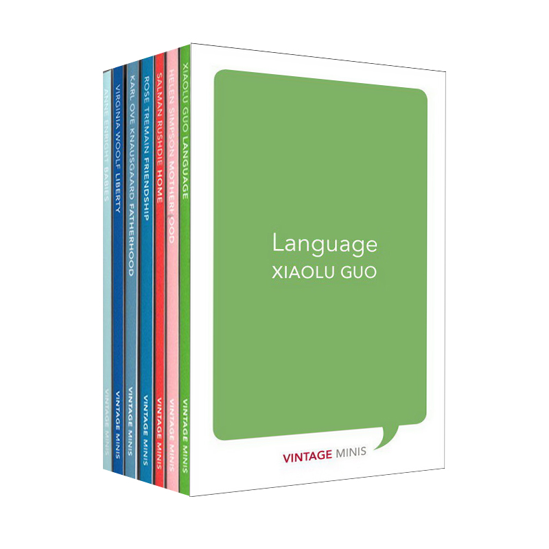英文原版 Vintage Minis 小彩虹系列 7册套装合集 友谊 父权 母性 婴儿 语言 郭小鲁 安妮·恩耐特 Penguin UK Vintage Classics