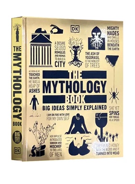 DK人类的思想百科丛书 The Mythology Book 神话图解 英文原版 学科科普全彩铜版纸精装 Big Ideas Simply Explained