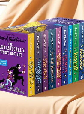David Walliams大卫威廉姆斯10册礼盒装25年新版英文原版 幽默成长小说Mr Stink臭臭先生Gangsta Granny了不起的大盗奶奶 太空男孩