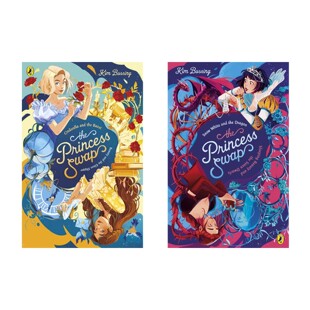 预售 英文原版 The Princess Swap 交换公主系列2册 Cinderella and the Beast/Snow White and the Dragon 儿童奇幻魔法小说