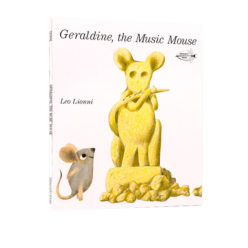 英文原版 geraldine the music mouse 凯迪克奖得主李欧李奥尼 儿童