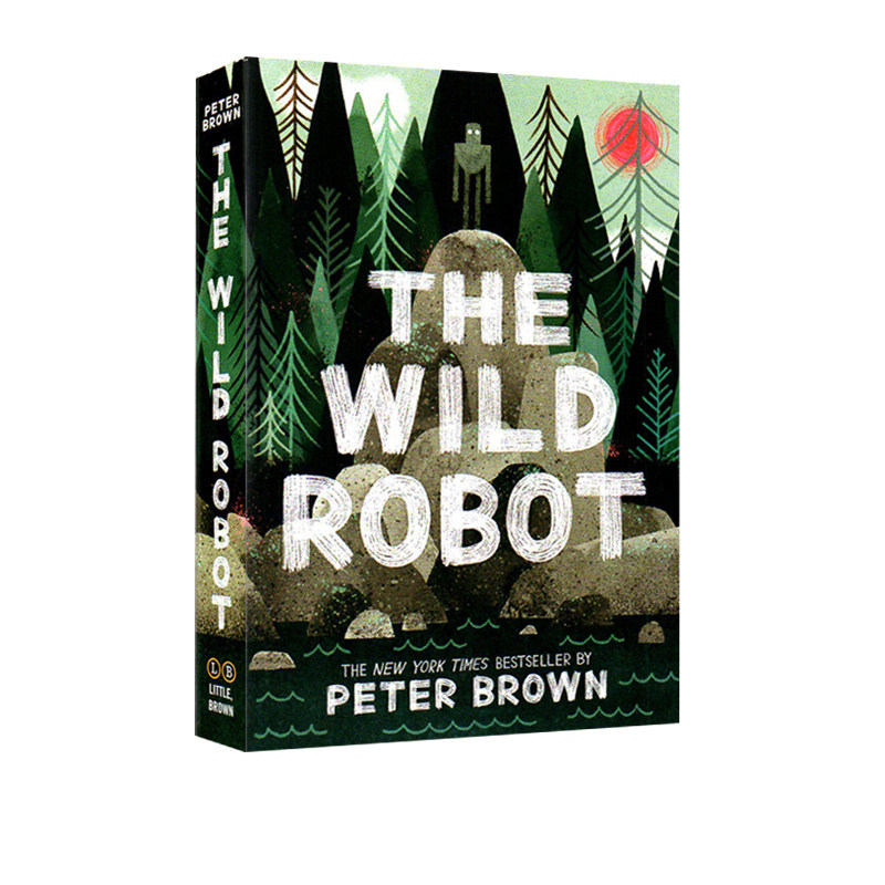 英文原版 the wild robot  疯狂机器人 凯迪克奖插画师作品 青少年