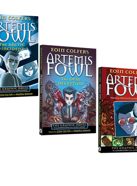 英文原版  阿特米斯全彩漫画版 3册 Artemis Fowl 阿提米斯 青少年课外阅读漫画读物 电影绘本图画书 Eoin Colfer