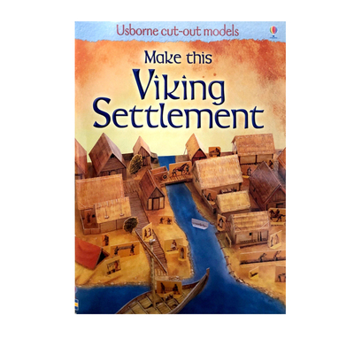 建造维京殖民地 模型书 尤斯伯恩 Usborne Make This Viking Settlement 英文原版