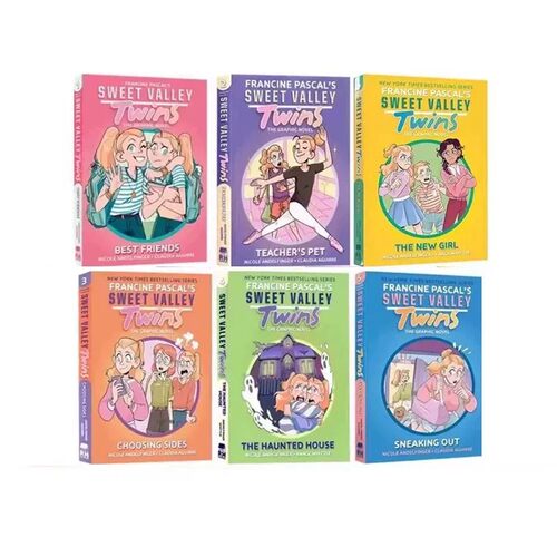 英文原版 Sweet Valley Twins: Best Friends 甜蜜谷双胞胎 (可单拍) 最好的朋友 全彩漫画绘本 儿童课外阅读故事书