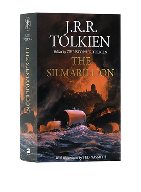 精灵宝钻 英文原版小说 The Silmarillion托尔金中洲三大传说之一 新版精装插图版 青少年课外阅读经典文学 J. R. R. Tolkien