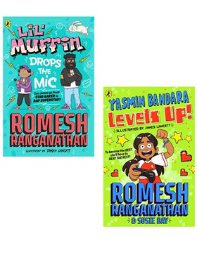 预售 英文原版 Lil' Muffin Drops the Mic/Yasmin Bandara Levels Up! 2册 儿童插画桥梁章节