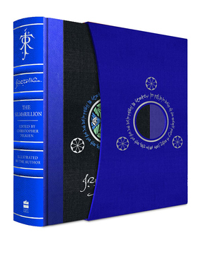 托尔金中土世界系列 指环王前传豪华插图特别版 The Silmarillion 精装 J. R. R. Tolkien 托尔金亲自绘制彩色插图