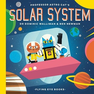 Cat 儿童天文科普图画故事绘本 太空猫 System Solar Astro Professor 太阳系之旅 英文原版 预售