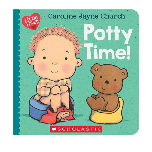 预售 英文原版 Potty Time! 便盆时间 情商教育图画故事书 名家Caroline Jayne Church 儿童认知启蒙学习 亲子互动