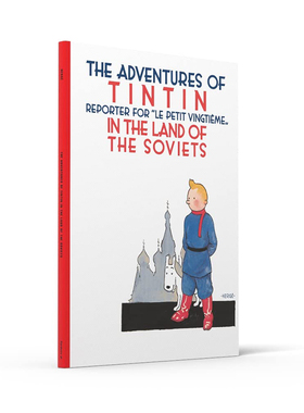 【自营】预售 丁丁历险记之丁丁在苏联工地上英文原版The Adventures of Tintin —Tintin in the Land of the Soviets 冒险漫画