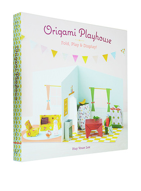 英文原版 Origami Playhouse Fold Play Display 手工制作游戏盒装 STEM体系 Chronicle